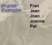 go to examples of bi-polar disorder